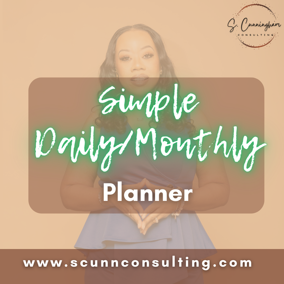 Simple Daily/Monthly Planner