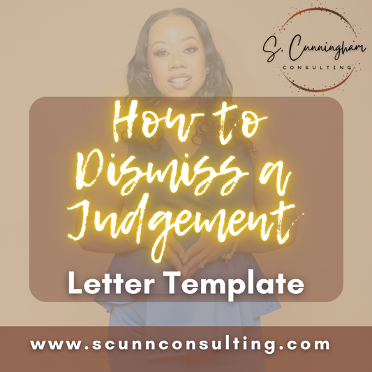 How to Dismiss a Judgement Letter